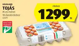 ALDI Goldland tojás ajánlat