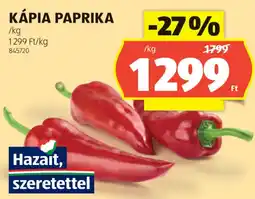 ALDI Kápia paprika ajánlat