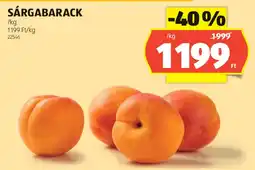 ALDI Sárgabarack ajánlat