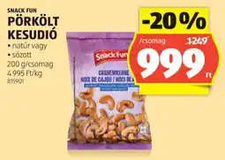 ALDI Snack Fun Pörkölt kesudió ajánlat