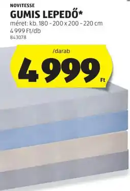 ALDI Novitesse gumis lepedő ajánlat