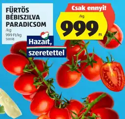ALDI Fürtös bébiszilva paradicsom ajánlat