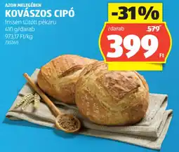 ALDI Azon Melegében kovászos cipó ajánlat