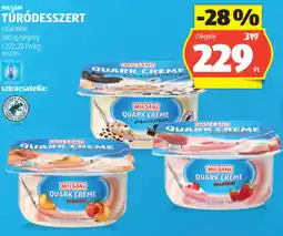 ALDI Milsani túródesszert ajánlat