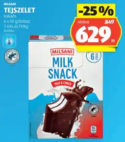 ALDI Milsani tejszelet ajánlat