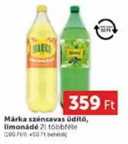 PRIVÁT Márka szénsavas üdítő, limonádé ajánlat