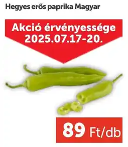 PRIVÁT Hegyes erős paprika Magyar ajánlat