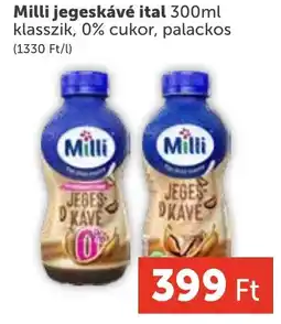 Milli jegeskávé ital