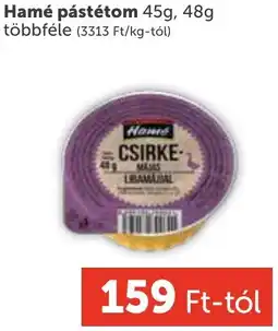 PRIVÁT Hamé pástétom ajánlat