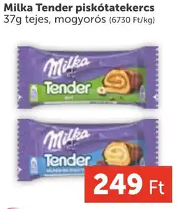 Milka Tender piskótatekercs