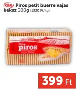 PRIVÁT CBA Piros petit buerre vajas keksz ajánlat