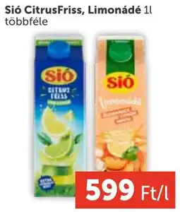 PRIVÁT Sió CitrusFriss, Limonádé ajánlat