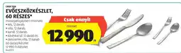 ALDI CROFTON EVŐESZKÖZKÉSZLET, 60 RÉSZES ajánlat