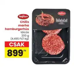 Spar Chilis marha hamburgerhús ajánlat
