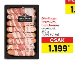 Spar Gierlinger Premium mini berner ajánlat