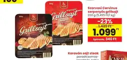 Spar Szarvasi Cervinus serpenyős grillsajt ajánlat