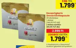 Spar Douwe Egberts Omnia kávékapszula ajánlat