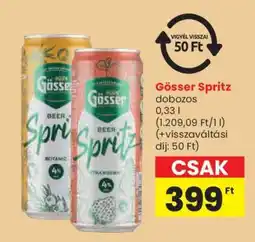 Spar Gösser Spritz ajánlat