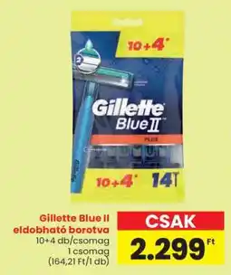 Spar Gillette Blue II eldobható borotva ajánlat
