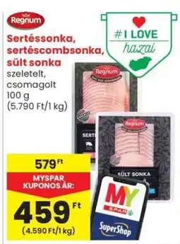Spar Sertéssonka, sertéscombonka, sült sonka ajánlat