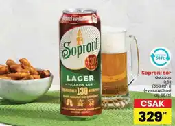 Spar Soproni sör ajánlat