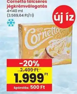 Spar Cornetto tölcséres jégkrémválogatás ajánlat