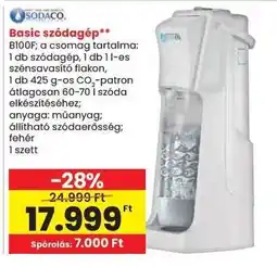 Spar Basic szódagép ajánlat
