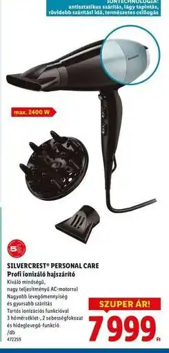 Lidl SILVERCREST PERSONAL CARE ajánlat