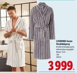 Lidl LIVARNO HOME Fürdőköpeny ajánlat