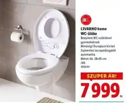 Lidl LIVARNO HOME WC-ülőke ajánlat