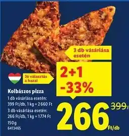 Lidl Kolbászos pizza ajánlat