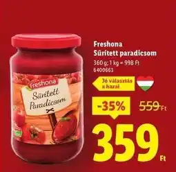 Lidl Freshona Sűrített paradicsom ajánlat