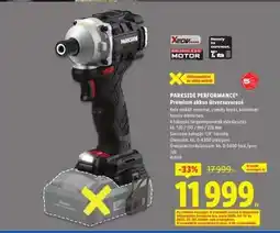 Lidl PARKSIDE PERFORMANCE Prémium akkus ütvecsavarozó ajánlat