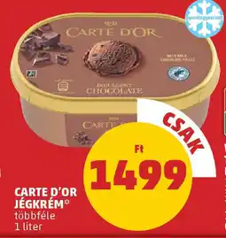 Coop Carte d'Or jégkrém ajánlat