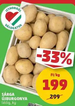 Sárga újburgonya