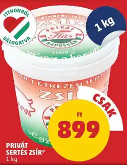 Coop Privát sertés zsír ajánlat
