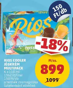 Coop Rios Cooler jégkrém multipack ajánlat