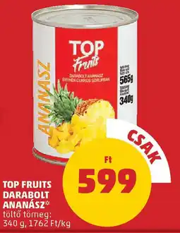 Coop Top Fruits darabolt ananász ajánlat