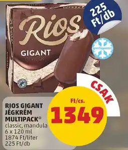 Coop Rios gigant jégkrém multipack ajánlat