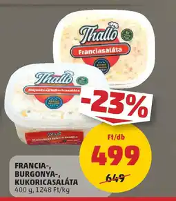 Francia-, burgonya-, kukoricasaláta