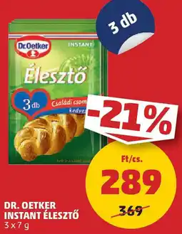 Coop Dr. Oetker instant élesztő ajánlat