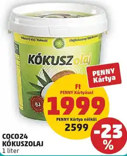 Coop Coco24 kókuszolaj ajánlat
