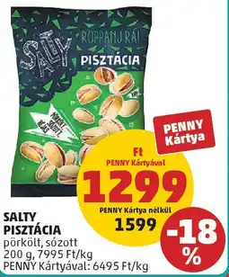 Salty pisztácia