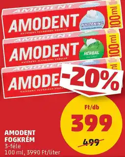 Coop Amodent fogkrém ajánlat