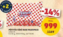 Coop Pöttyös Túró Rudi multipack ajánlat