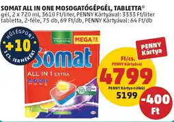 Coop Somat all in one mosogatógépgél, tabletta ajánlat