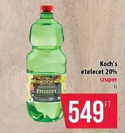 Coop Koch's ételecet 20% ajánlat