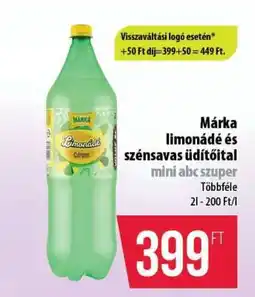 Coop Márka limonádé és szénsavas üdítőital ajánlat