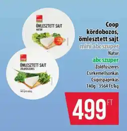 Coop Coop kördobozos, ömlesztett sajt ajánlat