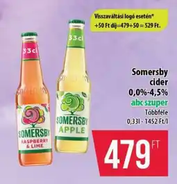 Coop SOMERSBY Cider ajánlat